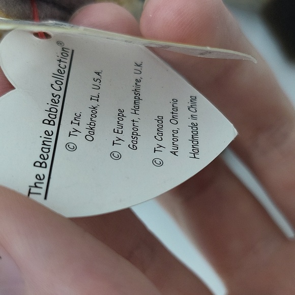 Rare Ty Beanie Original Baby Goatee Retired Vintage 1998 Tag Errors Miss Printed - Picture 9 of 9